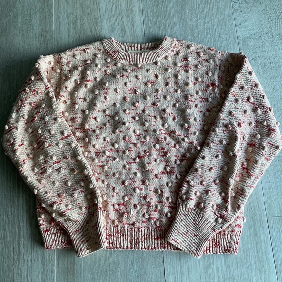Misha And Puff Sweaters - Misha & Puff Adult Crewneck Sweater Poppy Confetti